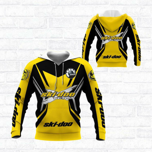 Ski-doo Racing Team 7k780 3d Zip Hoodie Hoodie Ii0 2368