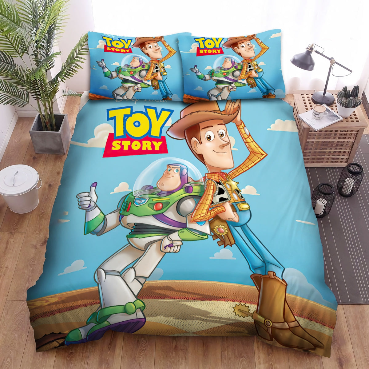Toy Story Bedding Set DN Woody And Buzz Lightyear In 3d Artwork Duvet Covers