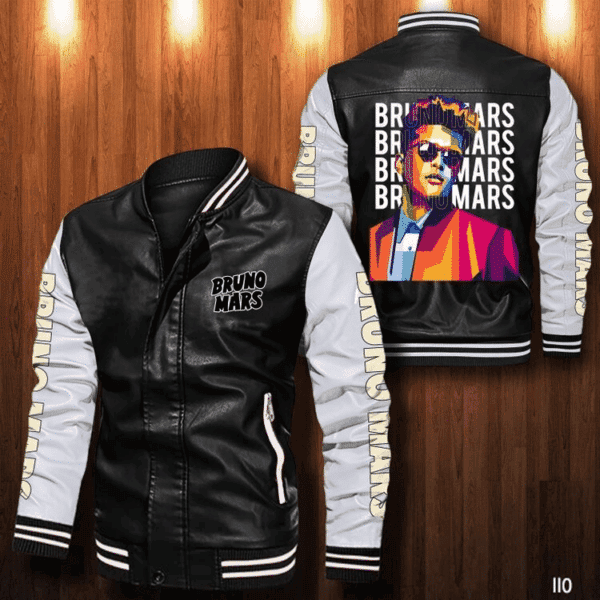 Bruno Mars Songs Music Thank You For The Memories 5k637 Gifts Lover Leather Bomber Jacket 65
