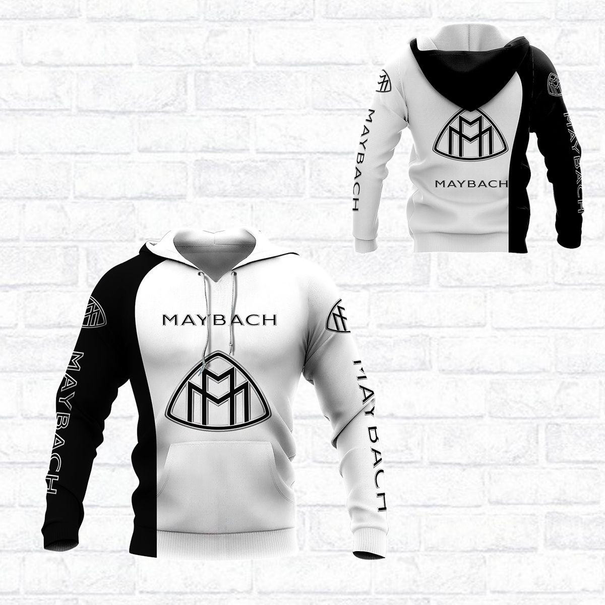 Maybach Shirt 1009, 3d Hoodie Zip Hoodie