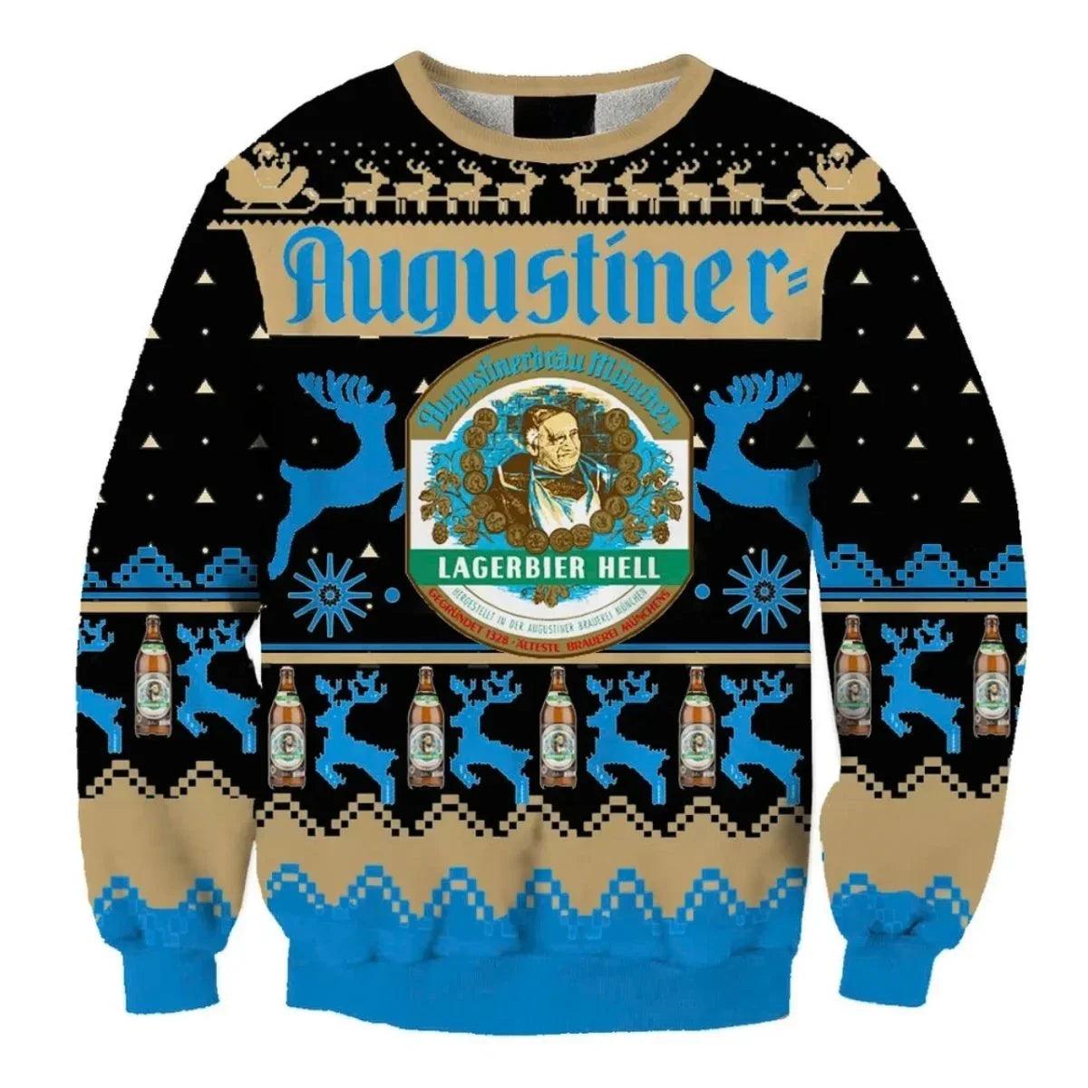 Langerbier Hell Christmas Reindeer Ugly Christmas Sweater