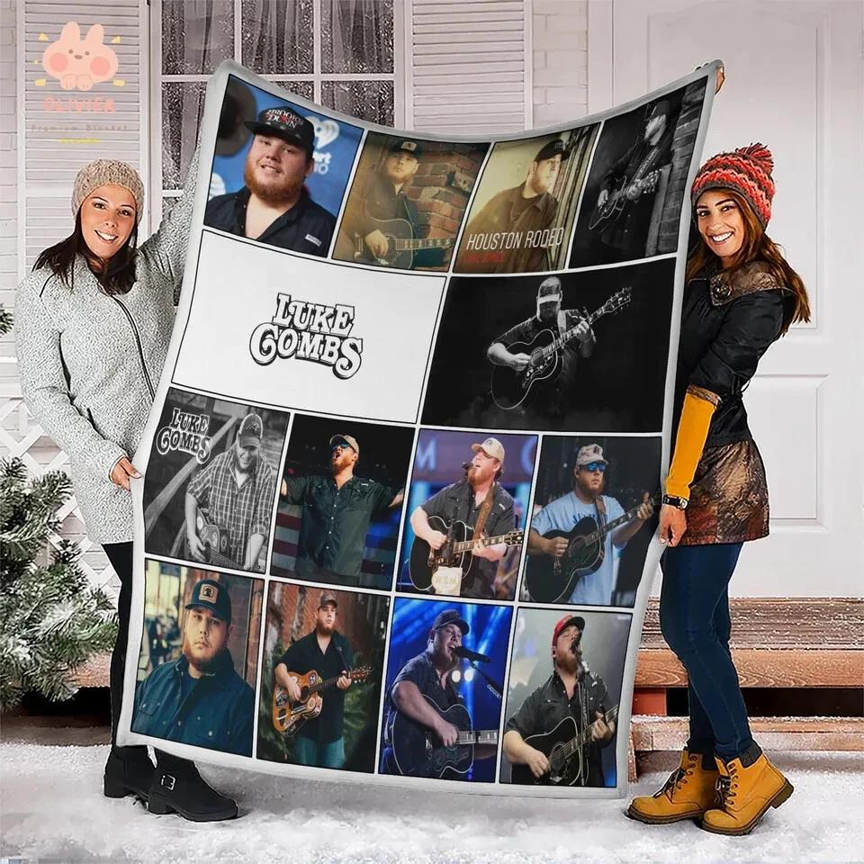 Lukee Comb Fleece Sherpa Blanket