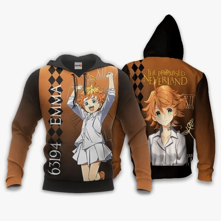 Emma Yakusoku No Neverland The Promised Neverland 63194 3d Hoodie Zip Hoodie