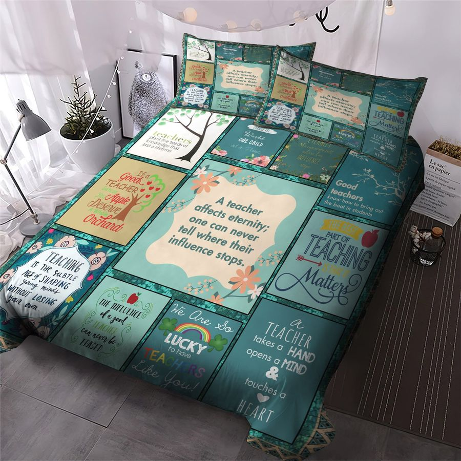Teacher Bedding Set A Teacher Affects Eternity Duvet Covers