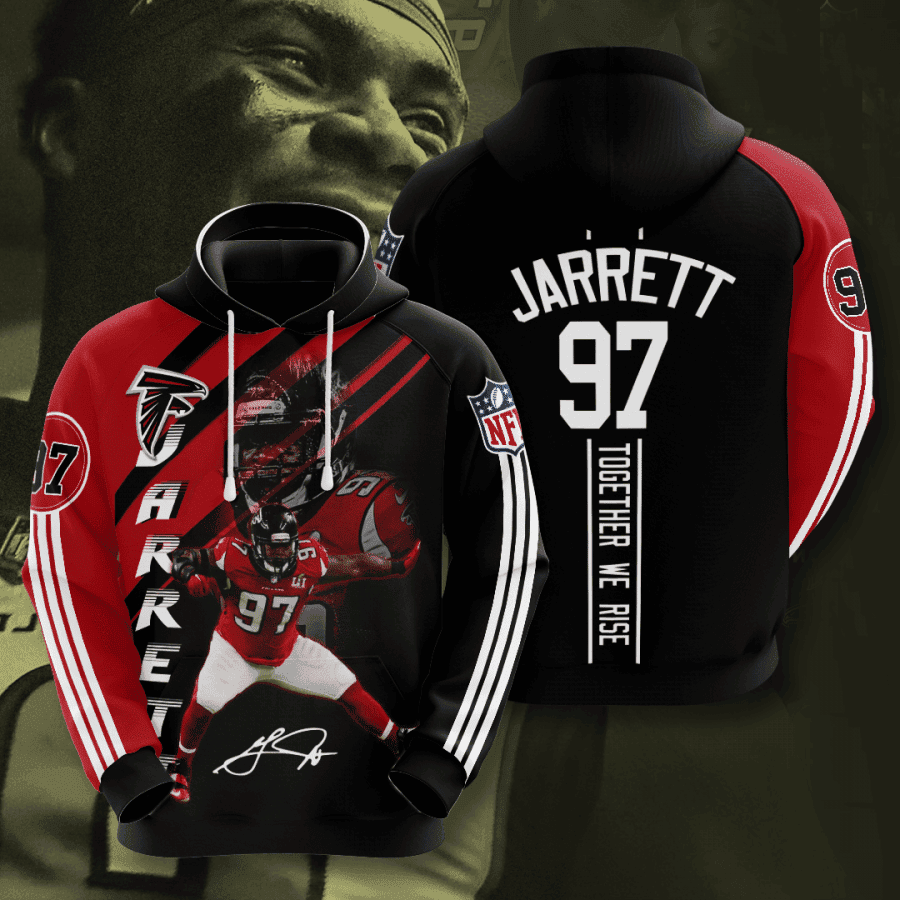 Atlanta Falcons Grady Jarrett 3D All Over Print Hoodie & Zip Hoodie