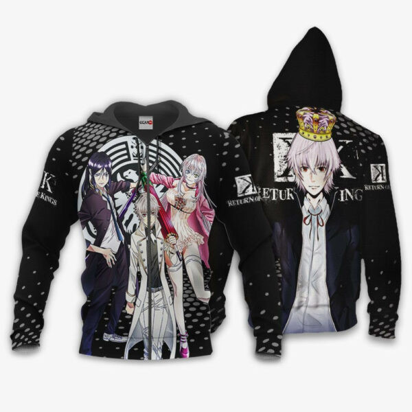 K-project Return Of Kings Anime 3k237 Cartoon 3d Hoodie Zip Hoodie 545
