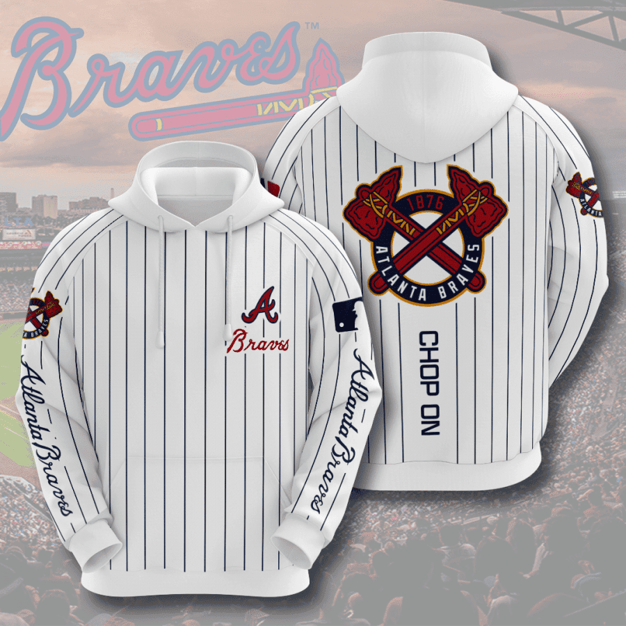 Atlanta Braves 3D All Over Print Hoodie & Zip Hoodie