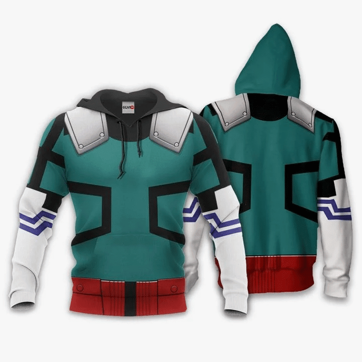 Izuku Midoriya My Hero Academia 3d Hoodie Zip Hoodie