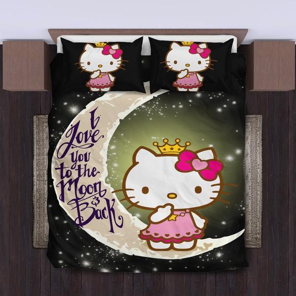 Hello Kitty Bedding Set Hello Kitty Love You To The Moon Duvet Covers