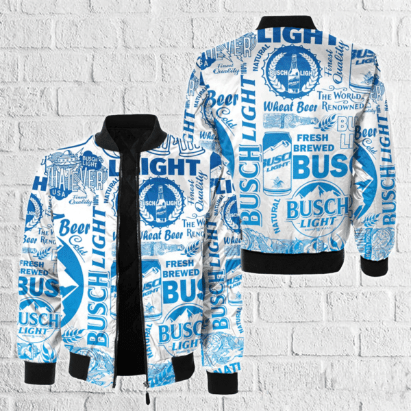 Busch Light Beer 4 Fan Gift, Busch Light Beer Bomber Jacket 174