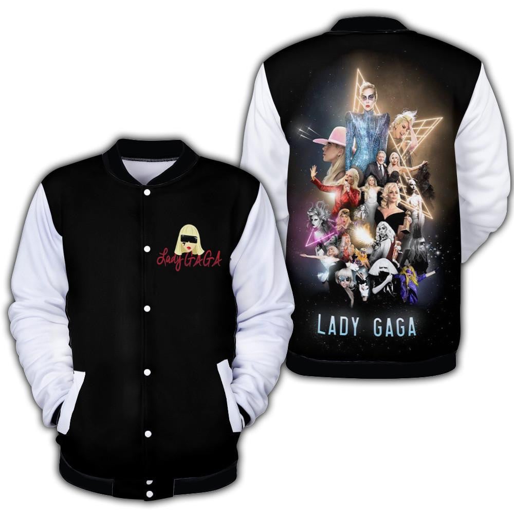 Lady Gaga Singer Fan Gift, Lady Gaga Baseball Jacket