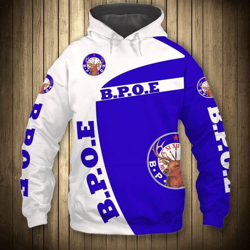 Benevolent And Protective Order Of Elks 5k430 Cartoon 3d Hoodie Zip Hoodie