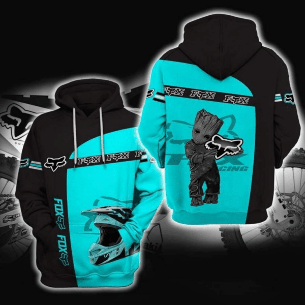 Groot Hug Fox Racing 3d Hoodie 330