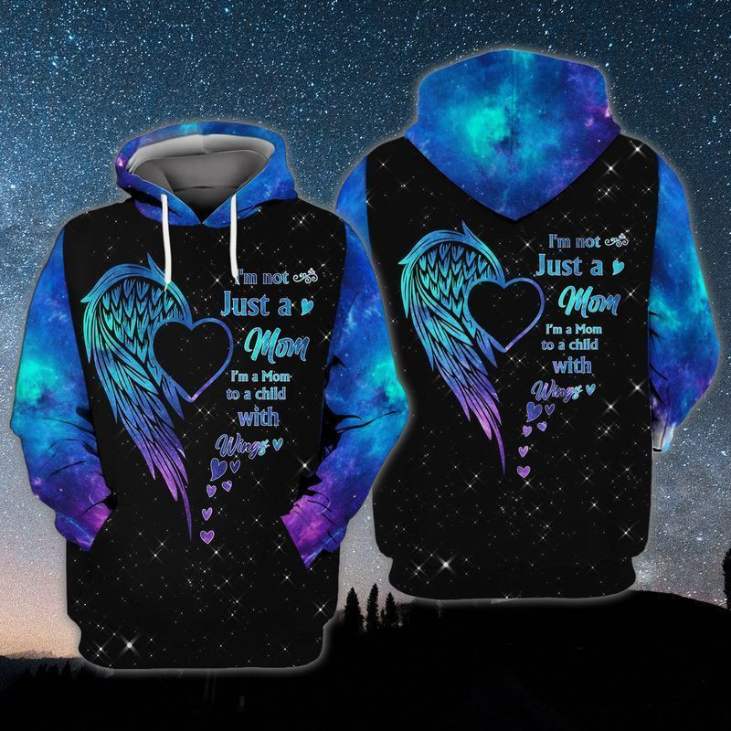 Mom With Wings I Am Not Just A Mom I Am A To A Child With Wing  3d Hoodie Zip Hoodie