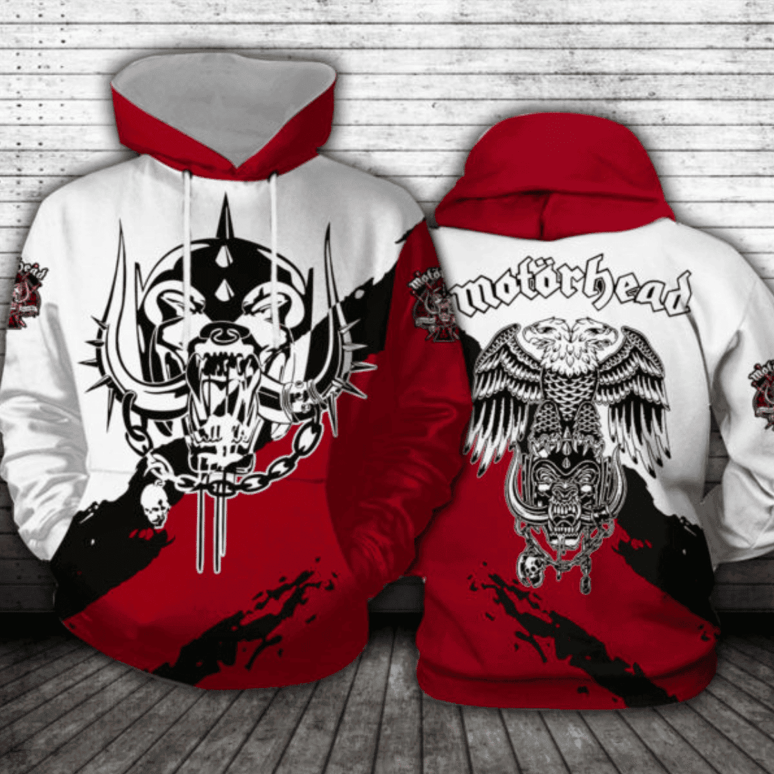 Motorhead Logo 3D All Over Print Hoodie & Zip Hoodie