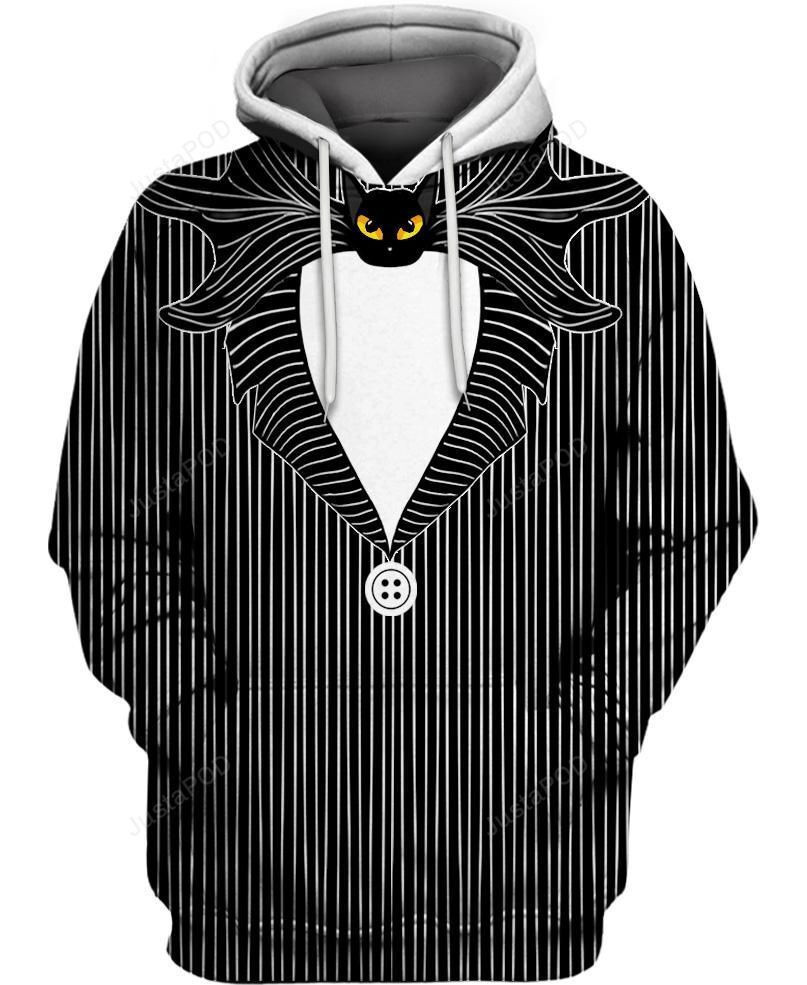 Lovely Jack Skellington Costume Premium 3D All Over Print Hoodie & Zip Hoodie