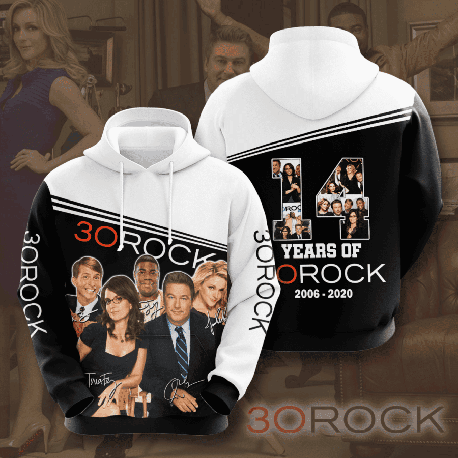 30 Rock Movie Character Anniversary 14 Years 3D All Over Print Hoodie & Zip Hoodie