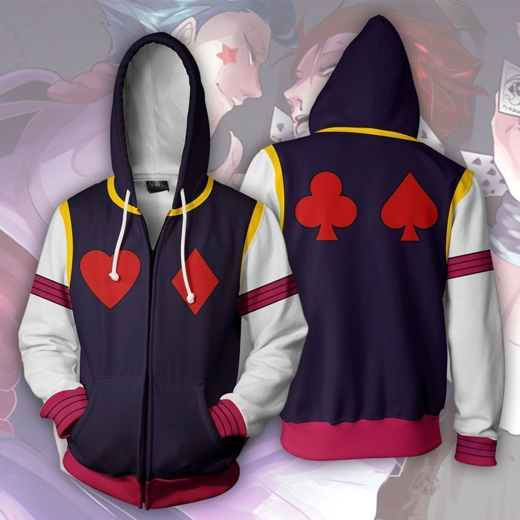 HUNTER X HUNTER ' Hisoka Morow Cosplay 3D All Over Print Hoodie & Zip Hoodie