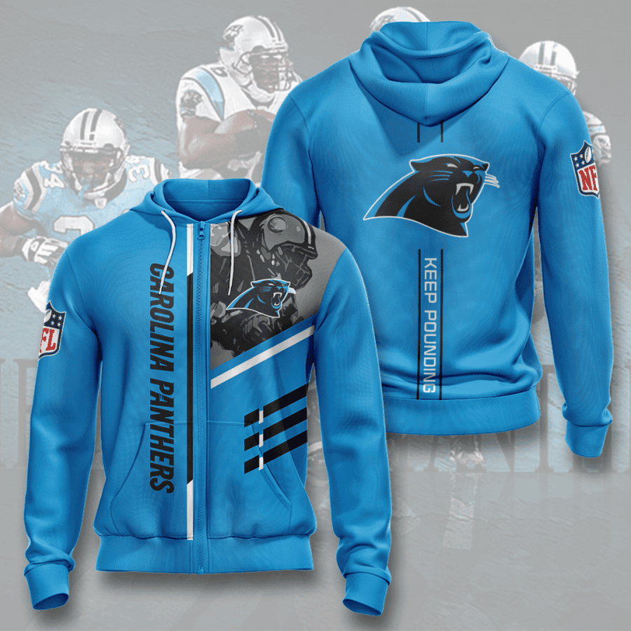 Carolina Panthers Team 3D All Over Print Hoodie & Zip Hoodie