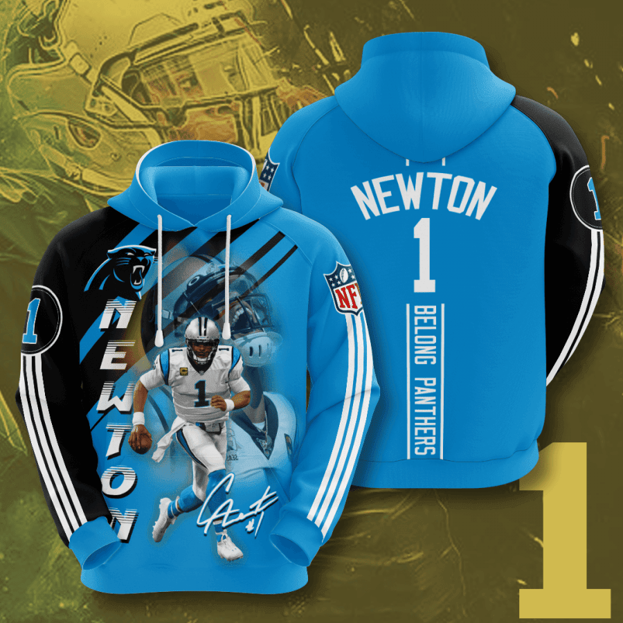 Cam Newton Carolina Panthers 3D All Over Print Hoodie & Zip Hoodie