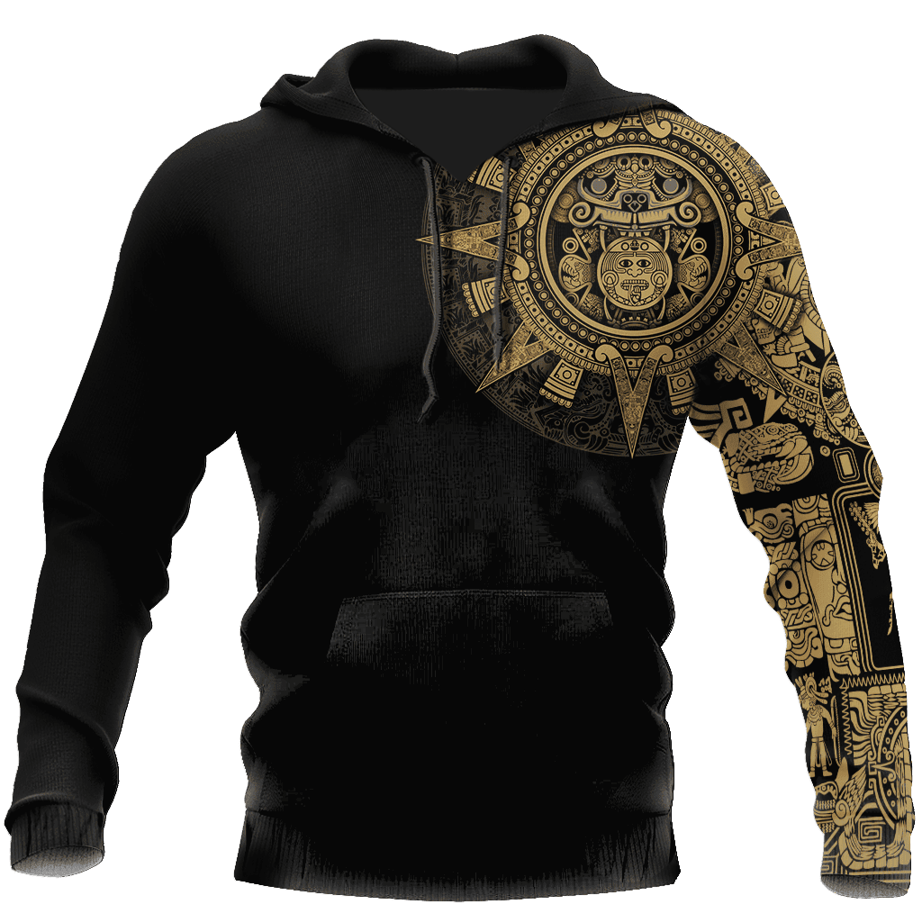 Aztec Jaguar Warrior 3D All Over Print Hoodie & Zip Hoodie