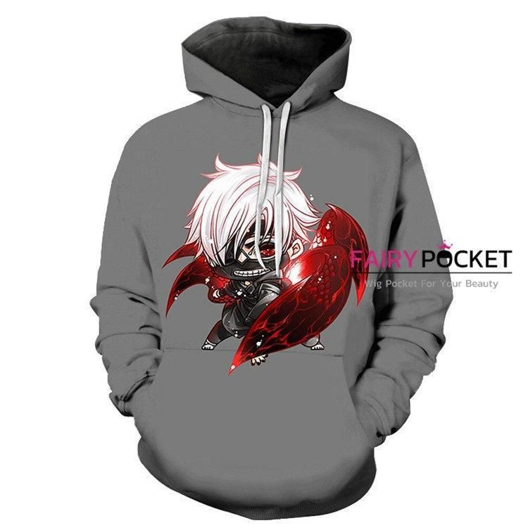 Tokyo Ghoul Ken Kaneki 3D All Over Print Hoodie & Zip Hoodie