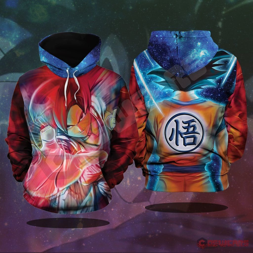Dragon Ball Z SS Goku 3D All Over Print Hoodie & Zip Hoodie