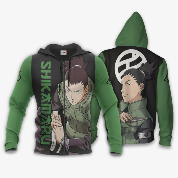 Nara Shikamaru Naruto Anime 3k155 Cartoon 3d Hoodie Zip Hoodie 2616