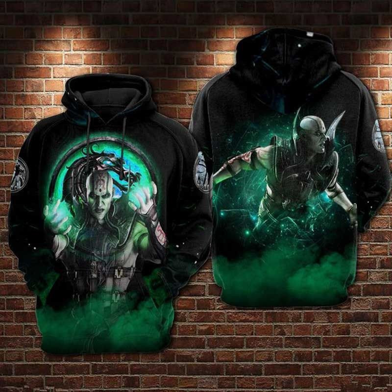 Quan Chi Mortal Kombat Art Gift For Fan Custom 3d Hoodie All Over Printed Hoodie