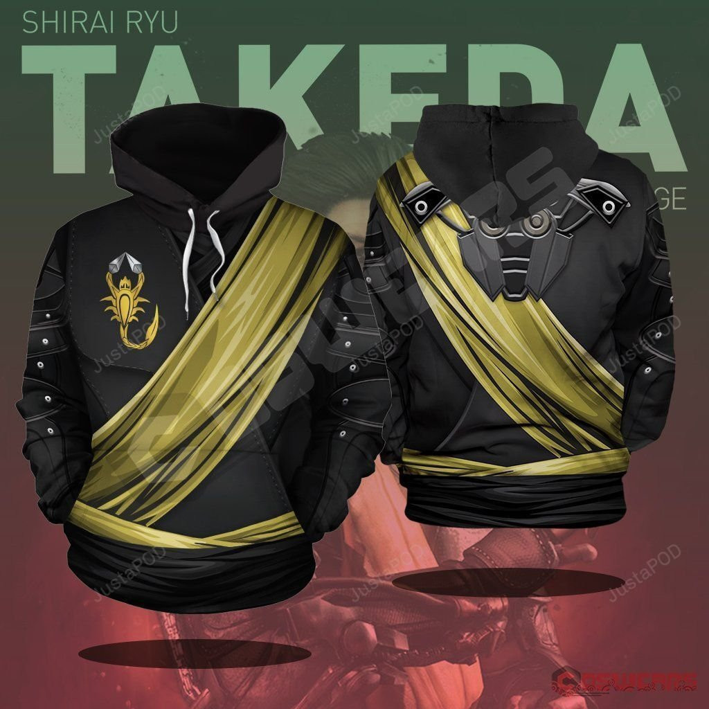 Mortal Kombat Takeda 3D All Over Print Hoodie & Zip Hoodie