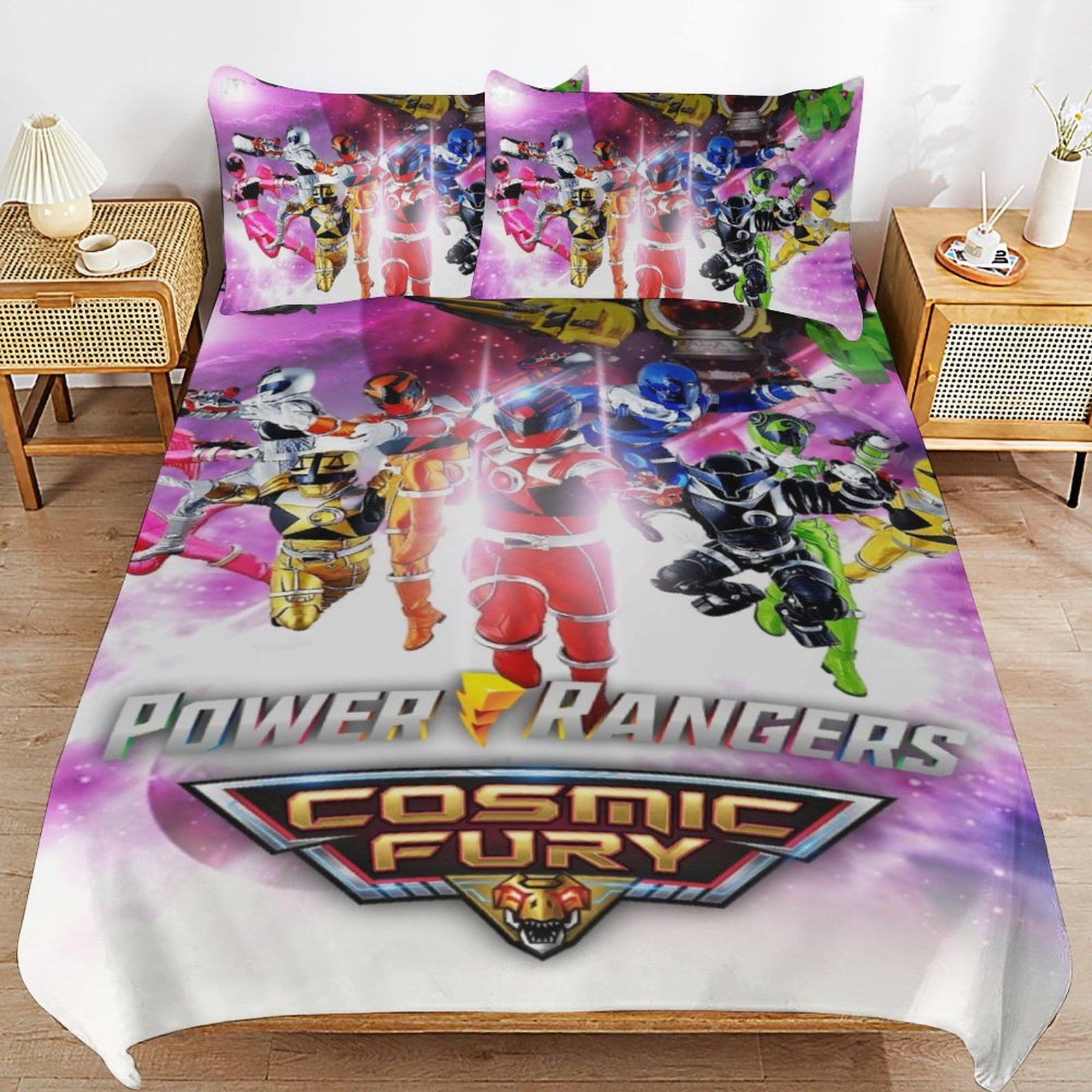 Power Ranger Bedding Set Power Rangers Cosmic Fury Duvet Covers