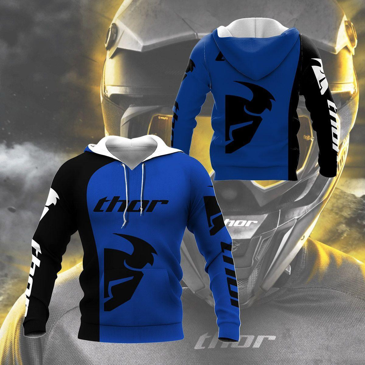 Thor Racing 8k47 3d Zip Hoodie Hoodie Ii0