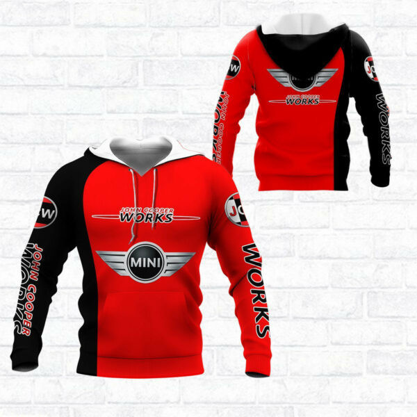 Mini John Cooper Works Shirt 683, 3d Hoodie Zip Hoodie 2165
