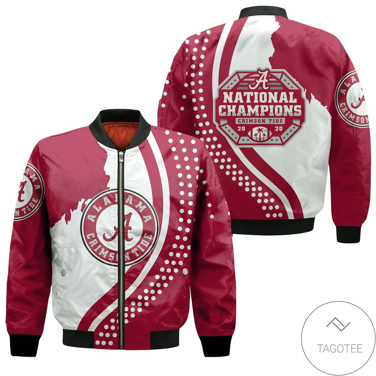 Alabama Crimson Tide Bomber Jacket V11