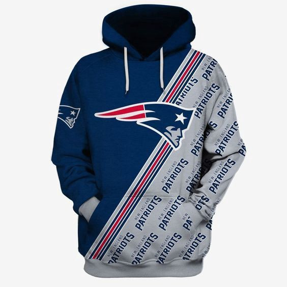 New England Patriots Ncaa Football Many Logo 3D All Over Print Hoodie & Zip Hoodie