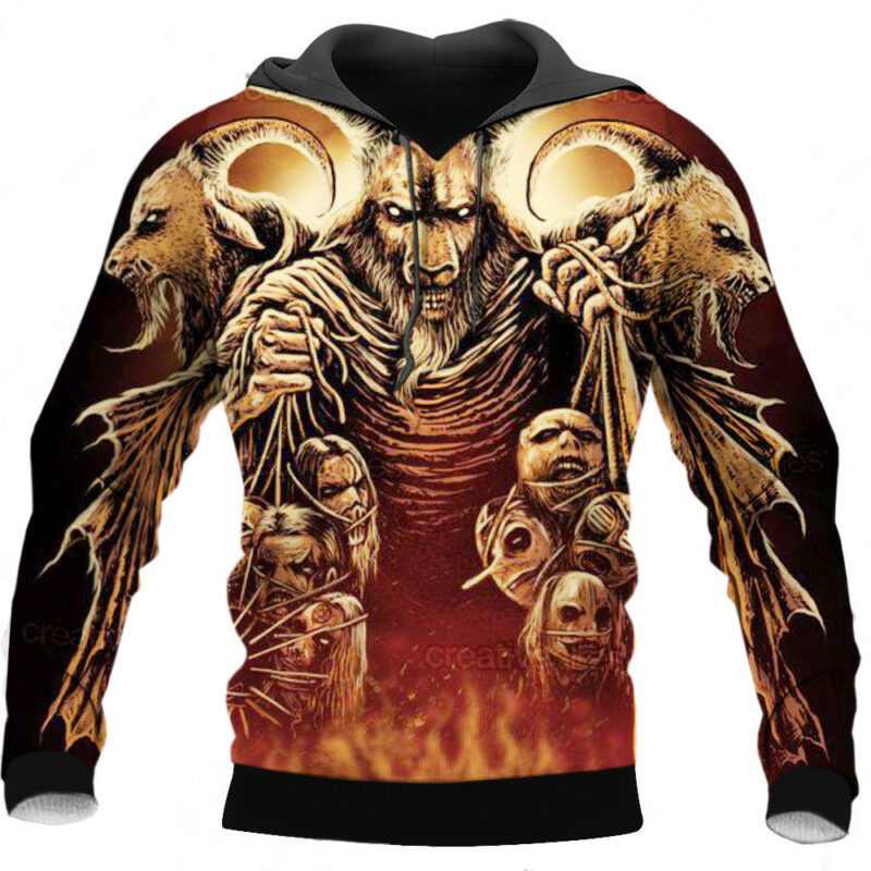 Slipknot Full Color Style All Over Printed Hoodies Coowigsby