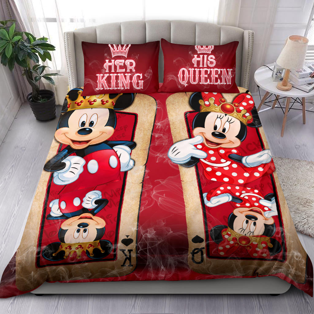 MM Bedding Set DN MM Minnie His Queen And Her King Duvet Covers