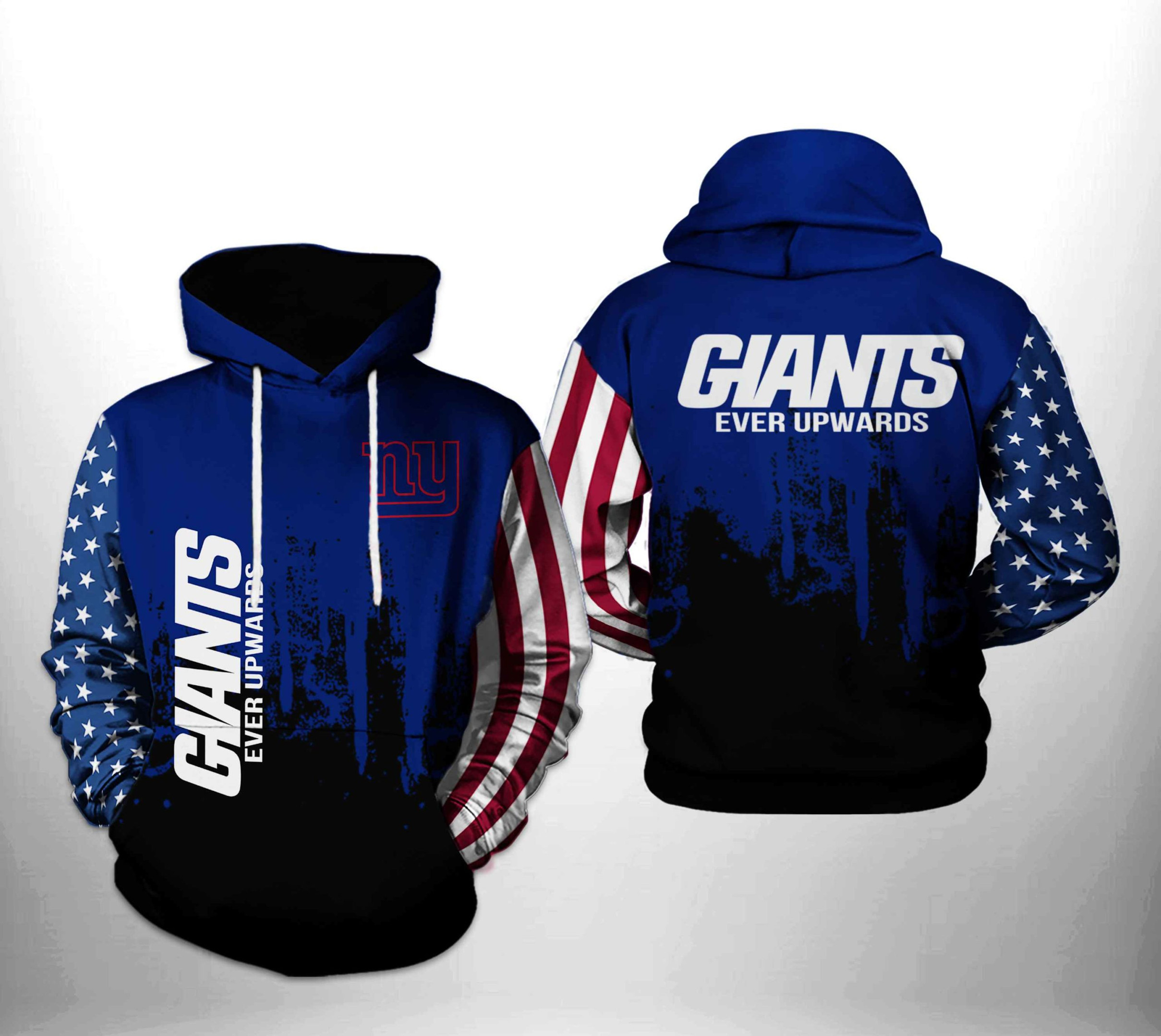 New York Giants Team US 3D All Over Print Hoodie & Zip Hoodie