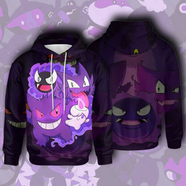 Pokemon Hoodie, Pokemon Gift For Fan, Pokemon Gift Ver3, Aop Hoodie 2214