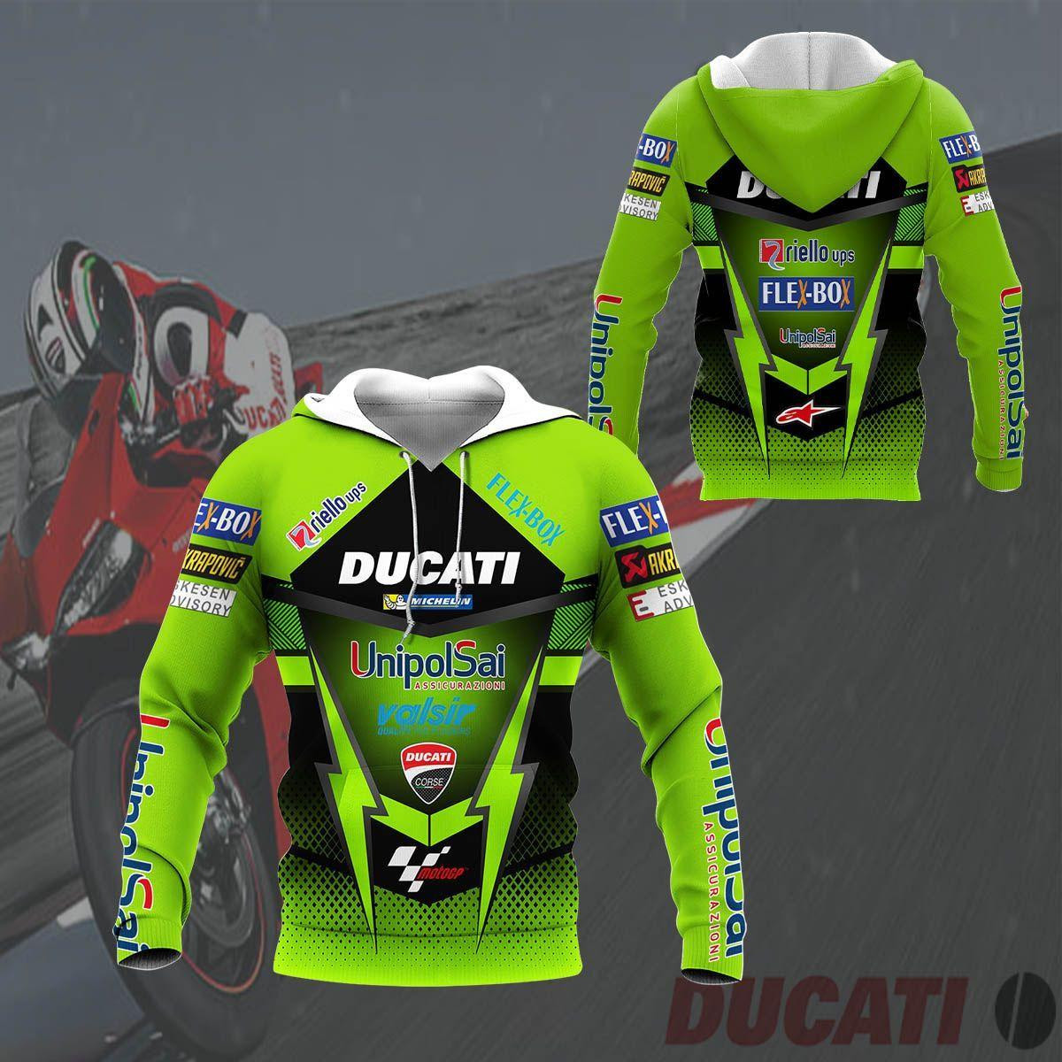 Ducati Shirt 225, 3d Hoodie Zip Hoodie