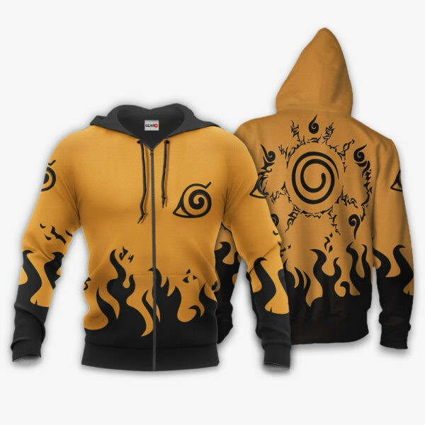 Naruto Kurama Seal Naruto Symbol Anime 3k410 Cartoon 3d Hoodie Zip Hoodie 2780