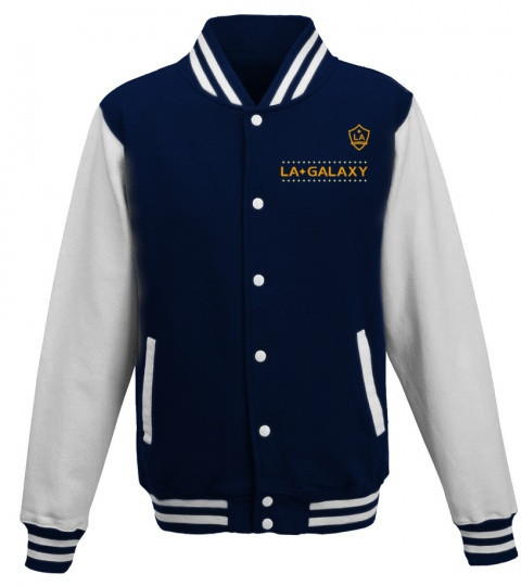 LA Galaxy Navy Grey Baseball Jacket