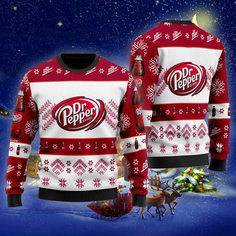 Dr Pepper Xmas Ugly Christmas Sweater