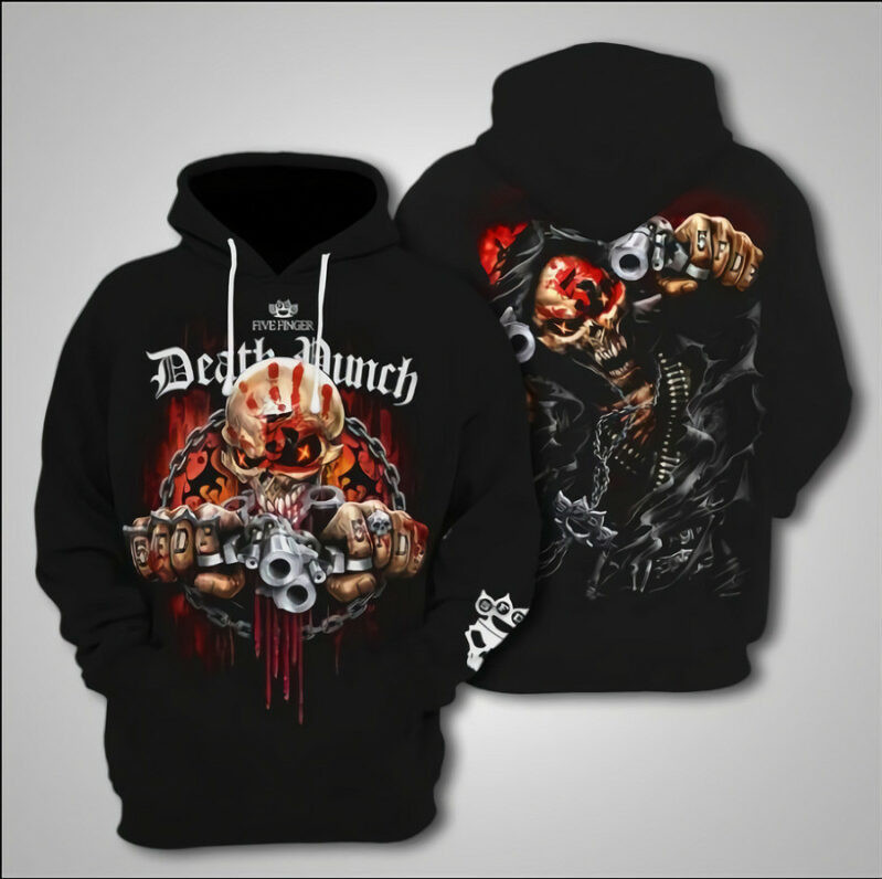 Five Finger Punch 3d Hoodie Zipper Hoodie