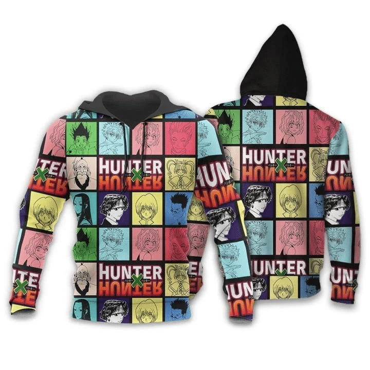 Characters Hunter X Hunter  3d Hoodie Zip Hoodie