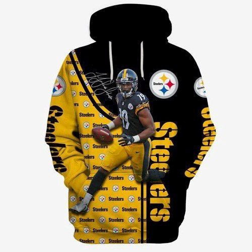 Pittsburgh Steelers Ncaa Football Many Logo 3D All Over Print Hoodie & Zip Hoodie