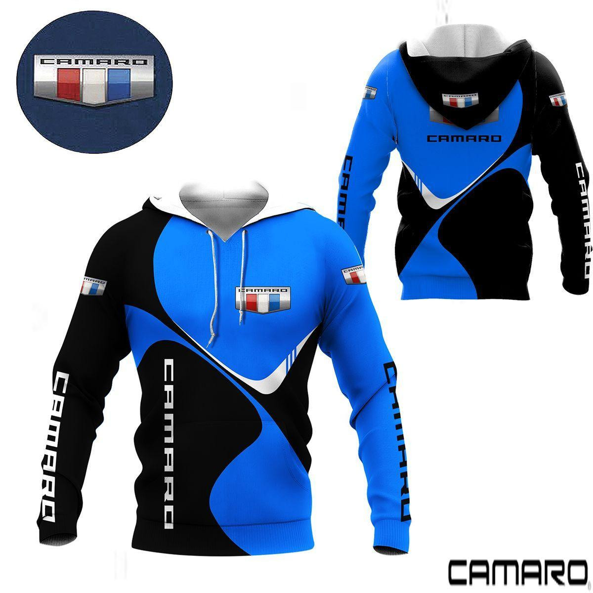 Chevrolet Camaro Shirt 338, 3d Hoodie Zip Hoodie
