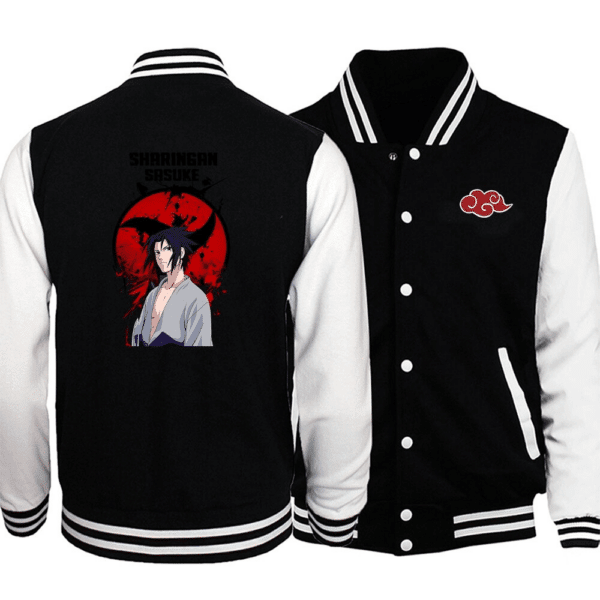 Uchiha Sasuke Naruto Anime Baseball Jacket 373
