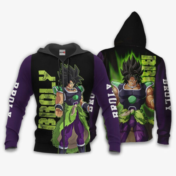 Super Broly Dragon Ball Anime 1k157 Hoodie, Zip Hoodie 2009