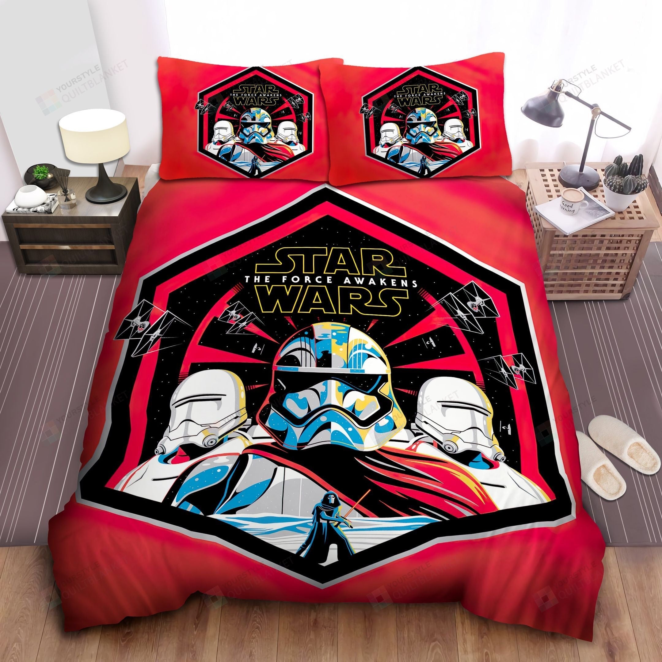 SW Bedding Set SW The Force Awaken In Wrap Style Duvet Covers